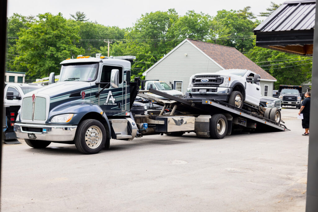 Accident towing and recovery services provided by Aplus Auto Group in Windham, Maine, getting you back on track quickly.